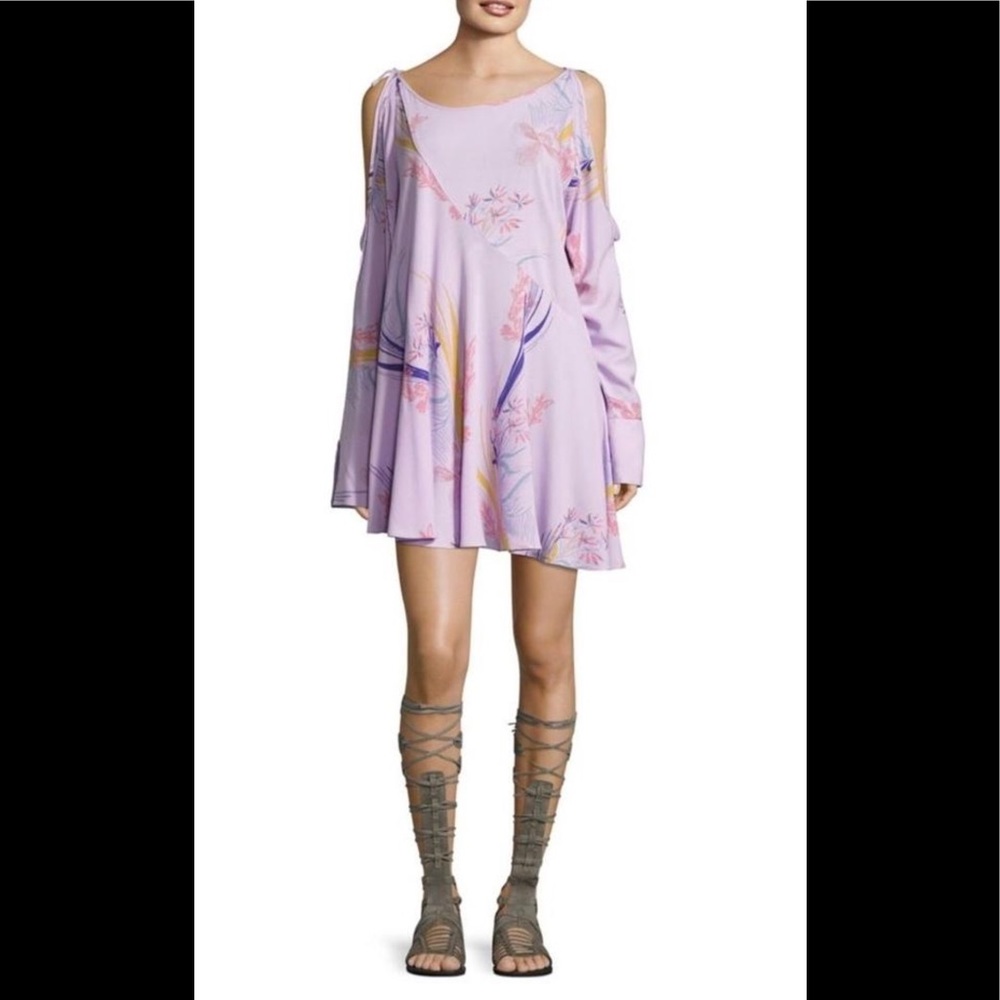 NWT Free People Lilac Clear Skies Tunic Dress Sz M - Picture 8 of 8